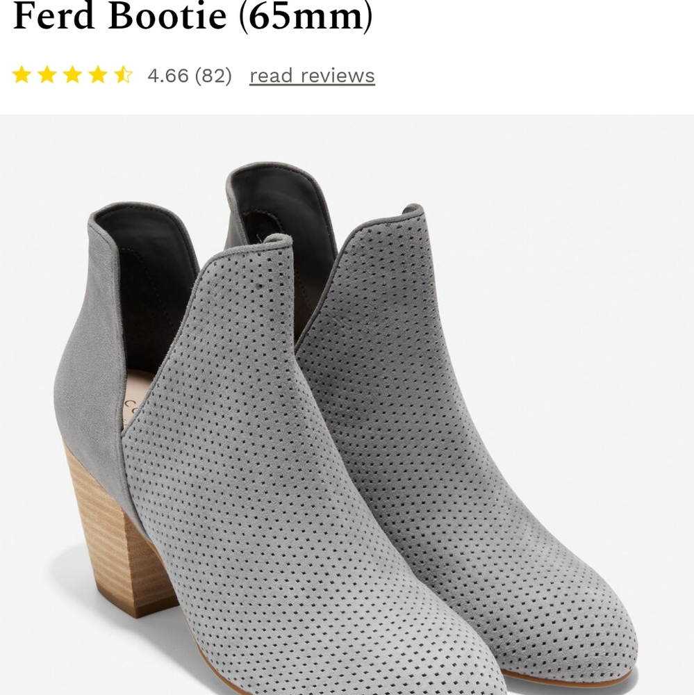Brand New Cole Haan Ferd Bootie (65mm)